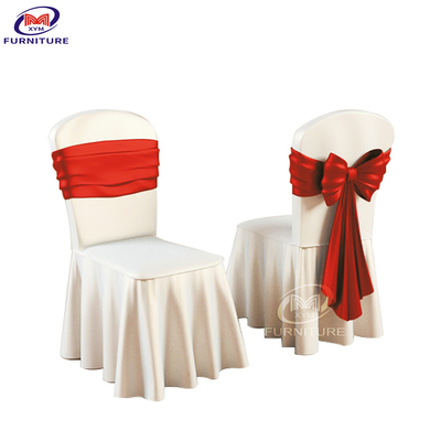 Hotel Banquet Dining Chair Cloth Elastic Cover And Sashes Wedding Decoration