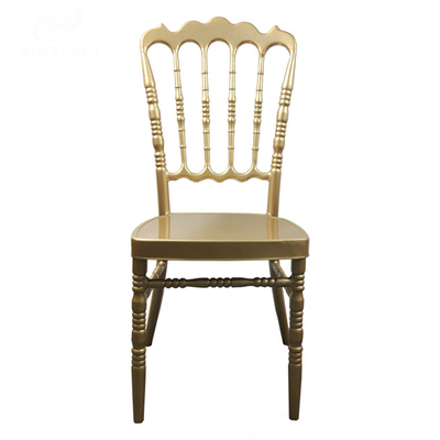 Iron Aluminum Alloy Wedding Chiavari Chair 28*2.0mm 35x2.5mm Tube Size