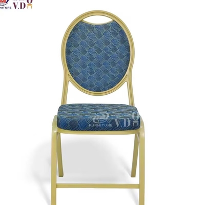 Rocking Back Hotel Banquet Chair High Density Sponge Comfortable For Weddings
