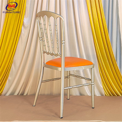 Klasik Standar Aluminium Pernikahan Chiavari Kursi 500Lbs Kapasitas Berat