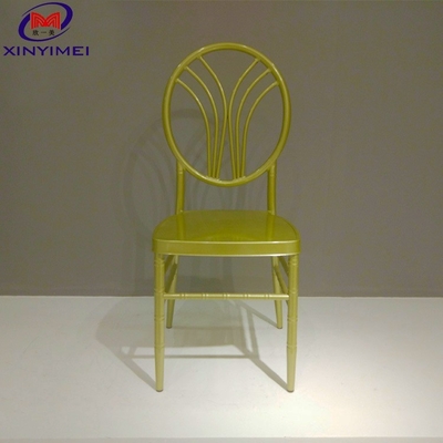 Customized Golden Phoenix Bambu Kursi Line Backrest Eropa Bundar Kembali Iron Banket Kursi