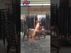 Crystal Ice Napoleon Back Resin Chiavari Chair Event Furniture Untuk Pernikahan